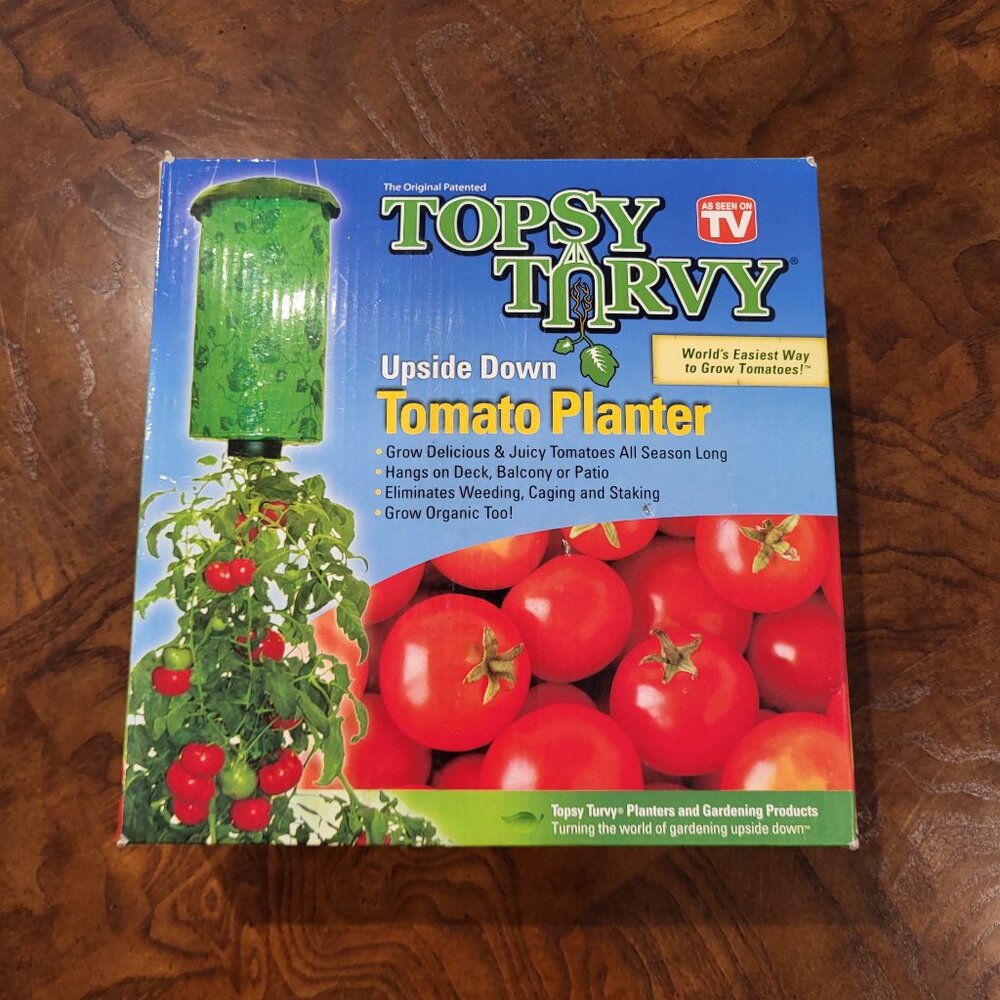 The Original Topsy Turvey Upside Down Tomato Planter, New, As Seen On TV, NIB